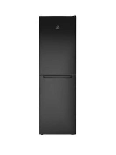 Indesit Ld85F1K 60Cm Frost Free Combi Fridge Freezer - Black Indesit Ld85F1K 60Cm Frost Free Combi Fridge Freezer - Black